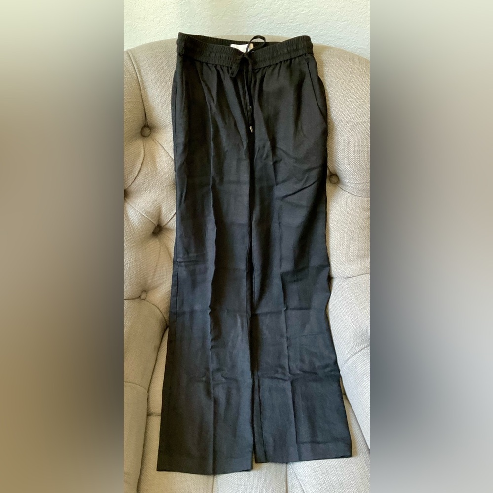 ZARA Linen Blend Women’s Drawstring Pants Size XS